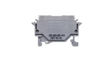 Złączka szynowa 2-przewodowa 4mm2 z diodą 1N4007 szara 281-603/281-411 /100szt./