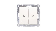 LUMINA2 Przycisk żaluzjowy kremowy WL0321