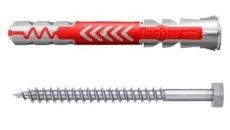 Kołek z wkrętem FISCHER DUOPOWER 10x80 S 538247 /10szt./