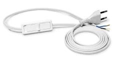 Przyłączacz z wtyczka płaską z łącznikiem przelotowym PWS-11/2X0,75/3,0 BIAŁY