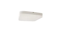 Plafoniera LED z czujnikiem ruchu i zmierzchowym 18W 1440lm 4000K kwadratowa IP44 biała CL3-S-B-18W