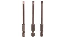 Bit przemysłowy do wkrętarki akumulatorowej płaski SL z długim trzonkiem przemysłowy ostrze 4x0,8mm dł 73mm 4053.003 /3szt./