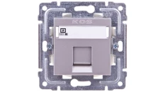 DANTE Gniazdo komputerowe RJ45 kat.5e nieekranowane inox 454165