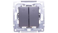 DANTE przycisk żaluzjowy grafit 456018