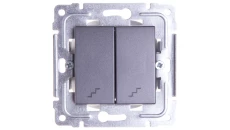 DANTE Łącznik schodowy podwójny grafit 456019