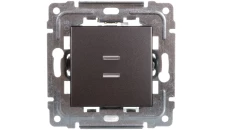 DANTE Przycisk światło / dzwonek podświetlany grafit 466010