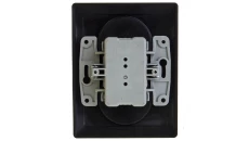 DANTE Gniazdo podwójne kompletne z/u grafit 456036