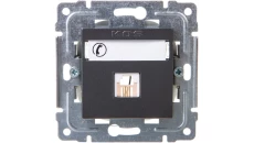 DANTE Gniazdo telefoniczne pojedyncze RJ11 grafit 456063