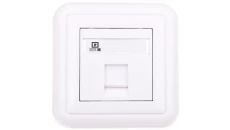 COSMO Gniazda komputerowe pojedyncze MOLEX RJ45 kat.5e białe 300465