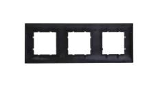 DANTE Ramka potrójna tworzywo lakierowane GRAFIT 456083