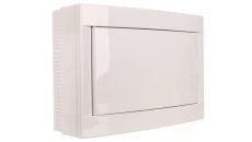 Rozdzielnica natynkowa 1-Rzędowa 12-Modułowa IP40 Drzwi Białe 90911512 Viko by Panasonic