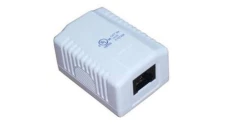 Gniazdo natynkowe 1xRJ45 nieekranowane kat.5e białe DN-93804-PL