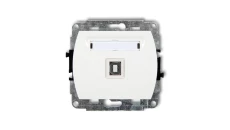 TREND Gniazdo pojedyncze USB-AB biały GUSB-3
