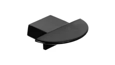 Zaślepka minilux wpust czarna z otworem