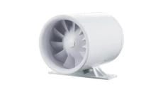 Wentylator kanałowy 125mm standard bialy z podst.montażowa 125QUIETLINEK