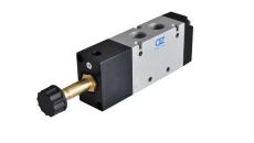 Pneumatyczny elektrozawór z powrotem sprężyną 5/2 Gwint 1/8 521 ME