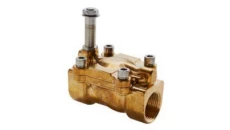 Pneumatyczny membranowy elektromagnetyczny zawór mosiężny z uszczelnieniem FKM, gwint 1/2cala FL04F05114V0