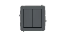 DECO Łącznik świecznikowy grafitowy mat 28DWP-2