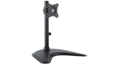 Stojak biurkowy pojedynczy 1xLCD max 27 cali max obciążenie 15kg uchylno-obrotowy 360st(PIVOT) DA-90346