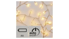 Lampki choinkowe XMAS ZYK 0,9W 100LED 2,4m IP20 vintage ZY2046