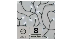 Lampki choinkowe XMAS ZYK 3,6W 80LED 8m IP20 zimny biały ZY2015