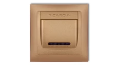 DECO Łącznik hotelowy DECO Soft złoty metalik 8DSHSO-1