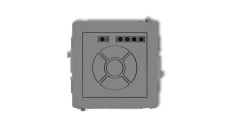 DECO Sterownik roletowy elektroniczny (przycisk strefowy) szary mat 27DSR-5