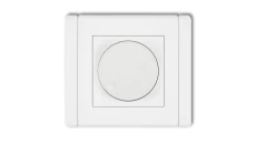 FLEXI Elektroniczny regulator oświetlenia przyciskowo-obrotowy do lamp LED biały FRO-2