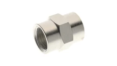 Mufa mosiężna niklowana G3/8w, 3000 3/8