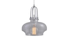 Lampa pendant artemis p150402l e27 glass+clear 35x30 44010 PPL015C