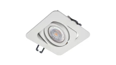 Oprawa KORAL kwadrat biała matowa regulowana