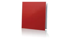 Kratka wentylacyjna z dekoracyjnym panelem wymiennym 160x160 czerwona MWKLIQRED