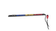 Listwa monitorująca wtyk zasilający IEC 60309 32A 400V gniazda 18xC13 10A 250V 6xC19 16A 250V 32A DN-IP-V-5-18C13-6C19
