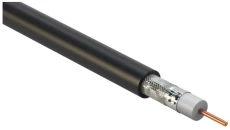 Przewód koncentryczny XWDXpek 75 1,0/4,8 czarny UHD-4K CESAT /100m/
