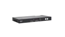 Listwa monitorująco-przełączająca 1U gniazdo zasilające IEC320 C20 16A 250V gniazda 8xC13 16A DN-IP-H-1-8C13