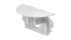 Zaślepka minilux maxi wpust biała z otworem