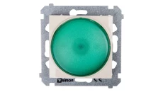 Simon 54 Sygnalizator świetlny LED zielone światło kremowy DSS3.01/41