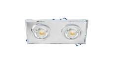 Oprawa szklana GLASSO-2k-s kryształ podwójna ścięte kanty premiumled