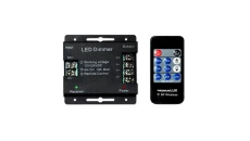 Ściemniacz LED RF 216W 12V 24V 18A czarny pilot radiowy 11 key