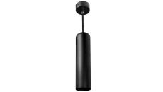 Lampa wisząca SANDRA 1xgu10 czarna 60x300 zwis oprawa
