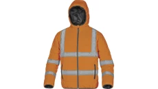 Kurtka puchowa pikowana ostrzegawcza kolor pomarańczowy rozmiar XXL DOOHVORXX