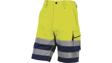 Ostrzegawcze spodnie bermudy robocze z poliestru i bawełny PHBE2JMTM