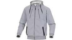 Bluza z molton poliestru/bawełna kolor szary rozmiar XXL ANziOGRXX