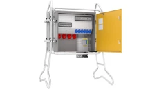 Rozdzielnica budowlana elBOX-XL Z125-004006 IP44 w ramie zaciski 5x95 mm2, gn. 6xGK 230V 16A, 4xCEE 32A, 3xRCCB 76551020