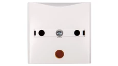 Berker/B.Kwadrat Łącznik hotelowy na kartę hotelową z nadrukiem i czerwoną soczewką śnieżnobiały połysk 16408989