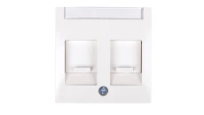 Berker/B.Kwadrat Element centralny podwójny kremowy 11818982