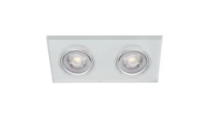 Oprawa szklana GLASSO-2k-f szron podwójna ścięte kanty premiumled