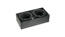 Oprawa wpuszczana FRAMENO 2xAR111 czarna PREMIUM trimeless bez ramki ES111 QR111