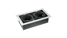 Oprawa wpuszczana SEMENA 2 x AR111 biała PREMIUM ES111 QR111