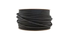 Kabel PREMIUM 2 żyłowy czarny 2x0,75mm2 przewód w oplocie - 100m